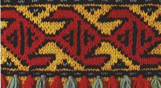 Картинка по теме - как вязать цветной рисунок