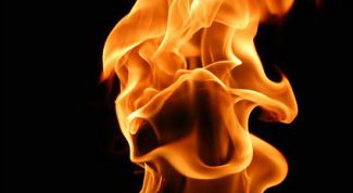Картинка по теме - как нарисовать огонь красками