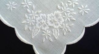 Картинка по теме - как вышить носовой платок