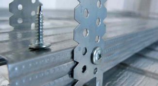 Картинка по теме - как крепить гипсокартон к направляющим