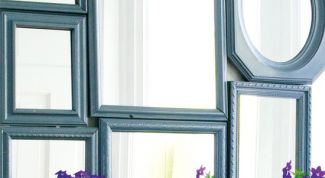 Картинка по теме - как украсить старое зеркало