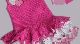 Картинка по теме - как связать детский сарафанчик
