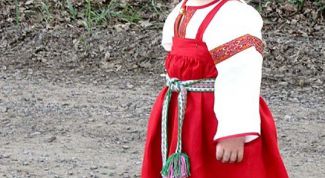 Картинка по теме - как сшить русский сарафан для девочки