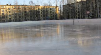 Картинка по теме - как залить каток на улице