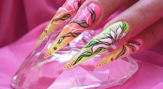 Картинка по теме - как накладывать форму на ноготь