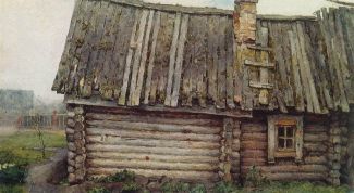 Картинка по теме - как сделать рисунок избы