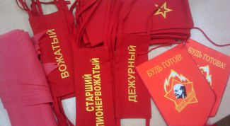 Картинка по теме - как сшить пионерскую пилотку