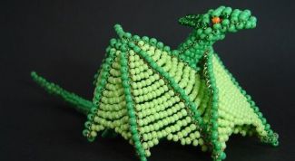 Картинка по теме - как сделать игрушку-дракона из бисера