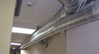 Картинка по теме - как закрепить воздуховод