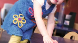 Картинка по теме - как связать сарафан для девочки