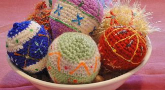 Картинка по теме - как связать яйцо крючком