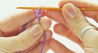 Картинка по теме - как набрать петли, чтобы вязать крючком