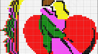 Картинка по теме - как разгадывать цветные японские кроссворды