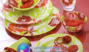 Очень красивое оформление тарелок