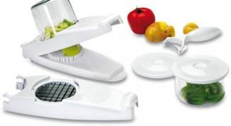 Хорошо режет только вареные овощи