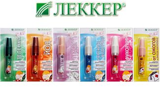 Лечебные и косметические маркеры от компании Леккер