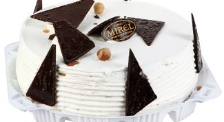 Нежный бисквит со сливочным кремом