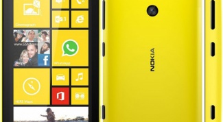 Мобильный телефон Nokia Lumia 520 для работы и командировок