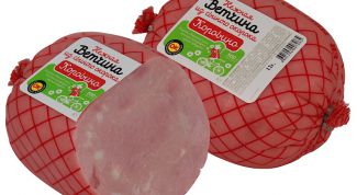 Нежная ветчина с химическим составом