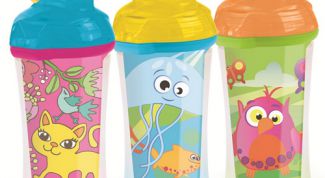 Замечательный поильник с трубочкой