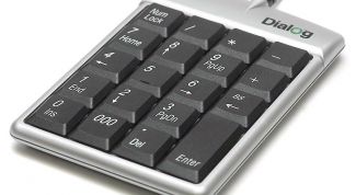 Дополнительная клавиатура для расчетов