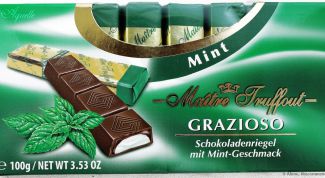 Мятный шоколад Maitre Truffout Peppermint &ndash; небанальное сочетание вкусов.
