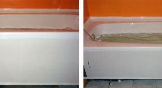 Устанавливал акриловый вкладыш в ванну