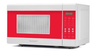 Микроволновой печь Oursson, прекрастно вписалась в дизайн кухни