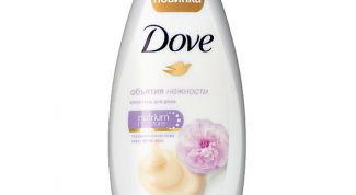 Приятный запах ванили с крем-гелем для душа от Dove