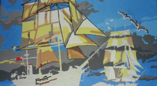 Раскраска по номерам "ROYAL LANGNICKEL"  "Парусники"