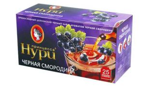 Черный чай "Принцесса Нури" с черной смородиной - доступно и неплохо