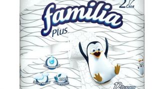 Туалетная бумага с семейкой веселых пингвинов