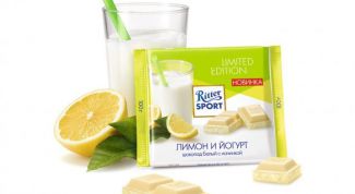 Десерт со вкусом лимона и белого шоколада