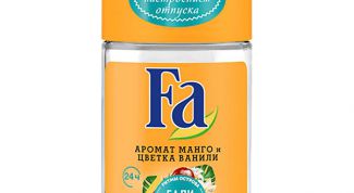 Роликовый дезодорант Fa без солей алюминия.