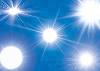 Как убрать солнечные блики