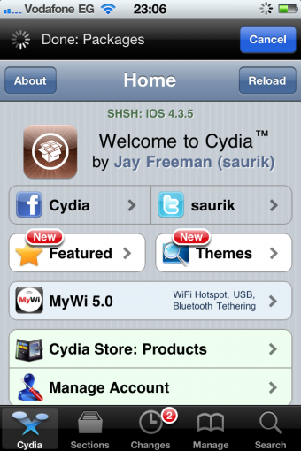 Как устанавливать приложения через cydia