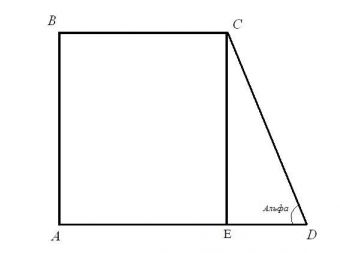 Прямоугольная трапеция рисунок