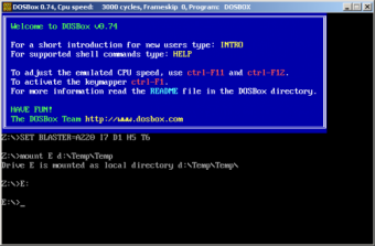 Как использовать dosbox