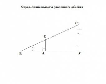 Как определить высоту предмета, основание которого неизвестно