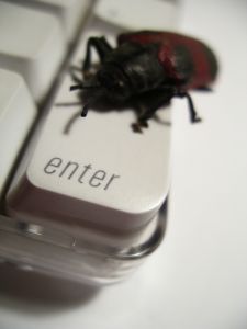 Вирусы вызывают баги системы (от английского bug - жук)