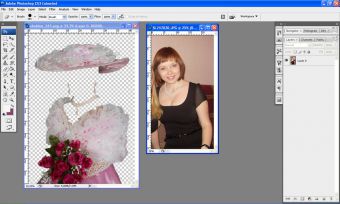 Как вставить свое фото в шаблон фотошопа