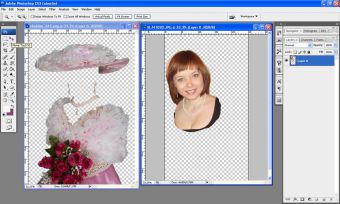 Как вставить свое фото в шаблон фотошопа