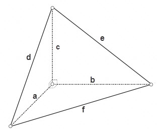 Как найти площадь тетраэдра