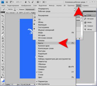 Как перевернуть <strong>кисти</strong> в <b>фотошопе</b>