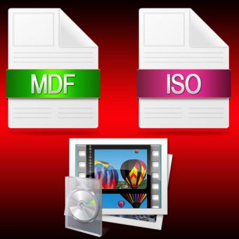 Как переименовать файл mdf в iso