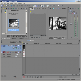 Как в Sony Vegas разрезать видео