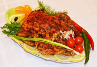 Как украсить курицу