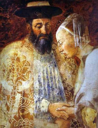 Фреска «Царь Соломон и царица Савская», Пьеро делла Франческа, 1452-1466
