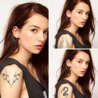 Как сделать татуировку в фотошопе