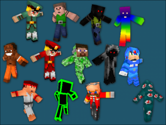 В Minecraft можно выбрать какой угодно скин